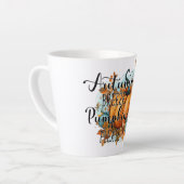 Herbstbrise, Pumpkins Bitte - Gemütliche Herbstunt Milchtasse (Linke Ecke)