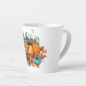 Herbstbrise, Pumpkins Bitte - Gemütliche Herbstunt Milchtasse (Rechte Ecke)