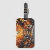 Herbstbrücke Gepäckanhänger (Vorderseite Vertikal)