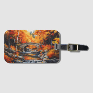 Herbstbrücke Gepäckanhänger