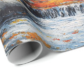 Herbstbrücke Geschenkpapier (Rolleneckpunkt)
