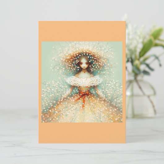 Herbstbrücke (leer) einladung (Stehend Vorderseite)