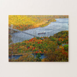 Herbstbrücke Puzzle