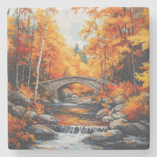 Herbstbrücke Steinuntersetzer