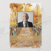 Herbstbrücke-Trauerfeier Programm (Vorderseite)