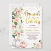 Herbstbrunch und Brautdusche Einladung (Vorderseite)