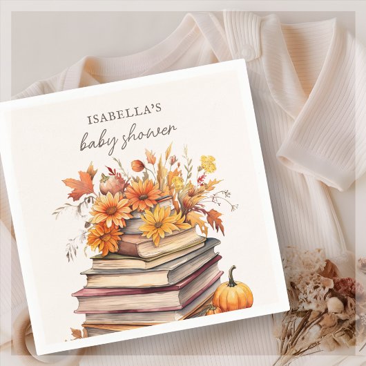 Herbstbuch | Babyparty Serviette