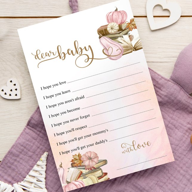 Herbstbuch Thema Kinderdusche Wünsche für Baby Gam (Von Creator hochgeladen)