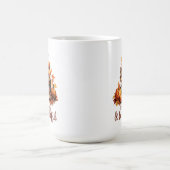 Herbstbücher, Kerzenlicht & Gemütlichkeit Kaffeetasse (Mittel)