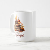 Herbstbücher, Kerzenlicht & Gemütlichkeit Kaffeetasse (Vorderseite Links)