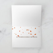 Herbstbücher mit Regen zum Geburtstag Karte (Innenseite)