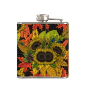 Herbstbukett auf schwarz flachmann (Rückseite)