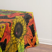 Herbstbukett auf schwarz tischdecke (Beispiel)