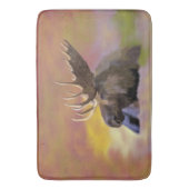 Herbstbulle Elche Badematte (Vorderseite Vertikal)