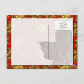 Herbstbuquet reduzieren LG jede Farbe Postkarte (Rückseite)