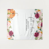 Herbstburgudy-Fall in Liebe Brautparty-Wandteppich Wandteppich (Vorderseite (Horizontal))