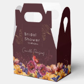 Herbstburgund Brautparty Geschenkschachtel (Geöffnet)