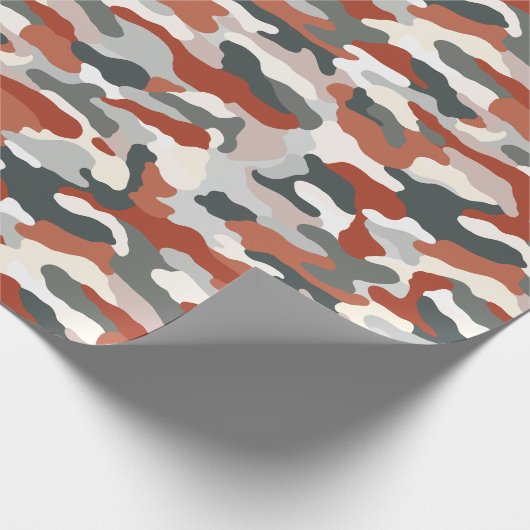 HerbstCamouflage Geschenkpapier (Ecke)
