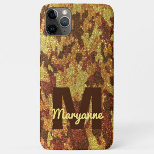 HerbstCamouflage Glitzer Orange Jagd Camouflage Case-Mate iPhone Hülle