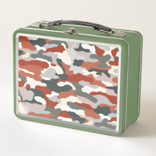 HerbstCamouflage Metall Brotdose
