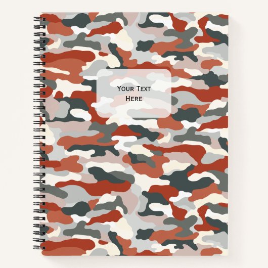 HerbstCamouflage Notizblock (Vorderseite)