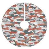 HerbstCamouflage Polyester Weihnachtsbaumdecke (Vorderseite)