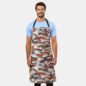 HerbstCamouflage Schürze (Getragen)