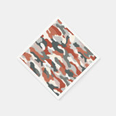 HerbstCamouflage Serviette (Ecke)
