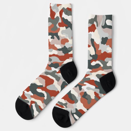 HerbstCamouflage Socken (Linkes Detail)