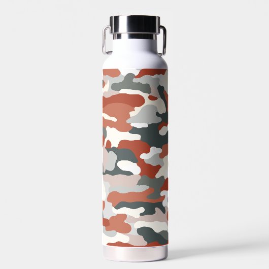 HerbstCamouflage Trinkflasche (Vorne)