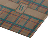 Herbstchic Kariert Glass Cutting Board Schneidebrett (Ecke)