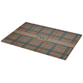 Herbstchic Kariert Glass Cutting Board Schneidebrett (Ecke)