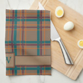 Herbstchic Kariert Kitetücher Handtuch (Viertel Falte)