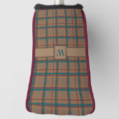 Herbstchic Kariert Putter Cover Golf Headcover (Rotieren 90)