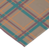 Herbstchic Kariert Tischdecke (Schrägansicht)