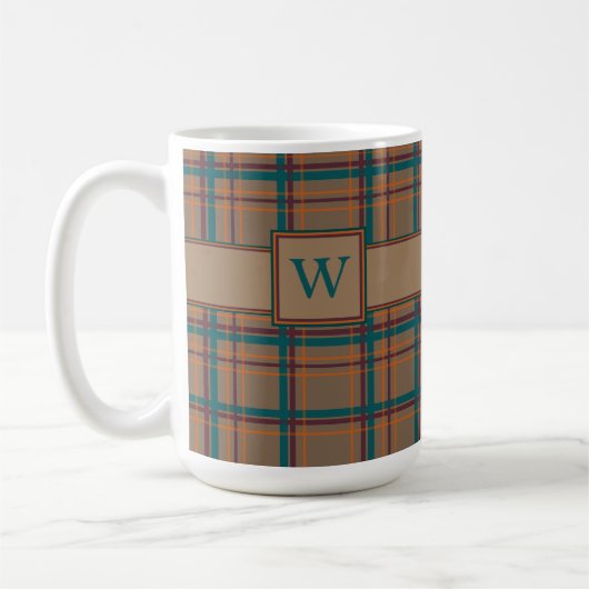 Herbstchic Karierte Tasse (Links)