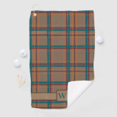 Herbstchic Kariertes Golfhandtuch (Insitu)