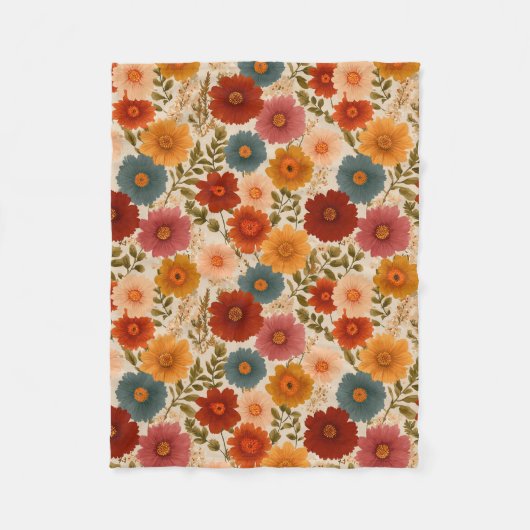 Herbstcocktail Fleecedecke (Vorderseite)