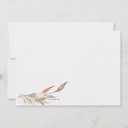 Herbstcocktails Einladung (Rückseite)