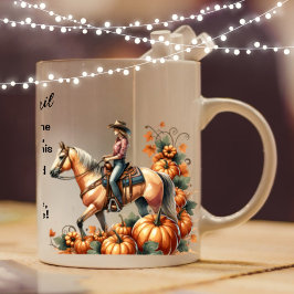Herbstcowgirl-Tasse Kaffeetasse