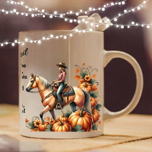 Herbstcowgirl-Tasse Kaffeetasse