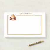 Herbstcozy Season Post Notes Post-it Klebezettel (Auf Schreibtisch)