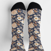 Herbstcreme Socken (Oben)
