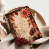 Herbstdahlia Elegance Wedding Save The Date