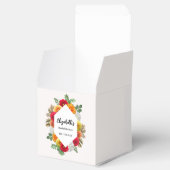 Herbstdahlia Floral Fall Brautparty Geschenkschachtel (Geöffnet)