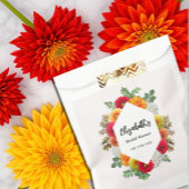 Herbstdahlia Floral Fall Brautparty Geschenktütchen