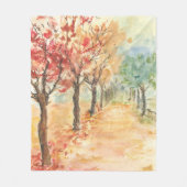 Herbstdecke Fleecedecke (Vorderseite)