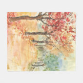 Herbstdecke Fleecedecke (Vorderseite (Horizontal))