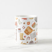 Herbstdekor-Erntedank Personalisiert Kaffeetasse (Mittel)
