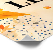 Herbstdekor: Herbstbrise & Herbstblätter Herbst Pr Poster (Ecke)